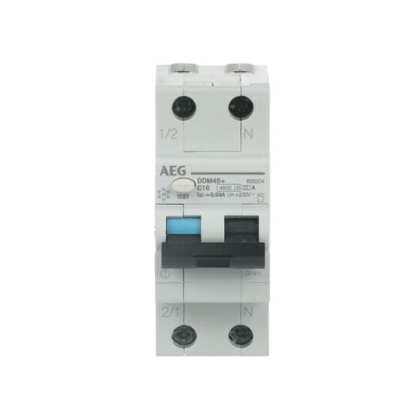 interruttore magnetotermico differenziale aeg frontale 1 piu00f9 n 10 ampere 4 5ka qualitu00e0 professionale