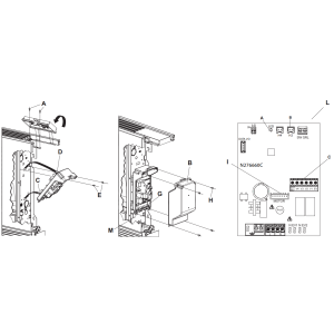 Scheda controllo ventilatore 4 velocita 230v  ekpcb4s