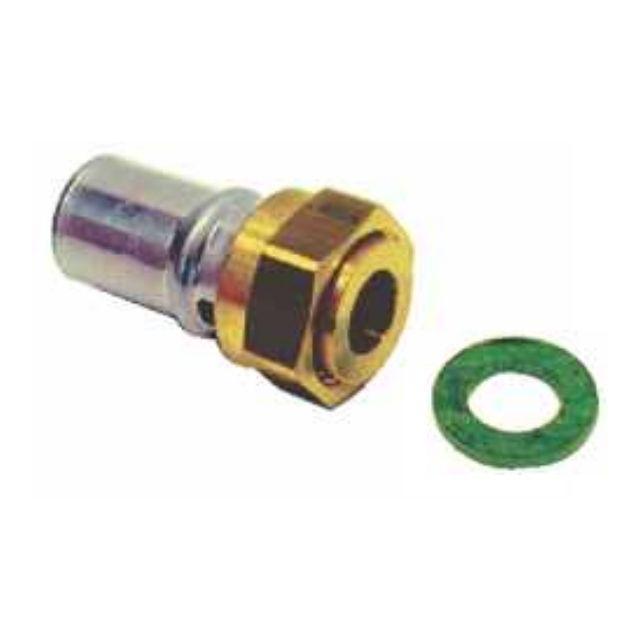 raccordo diritto femmina con dado 20x3 4 serie mp bampi per tubazioni acqua multistrato