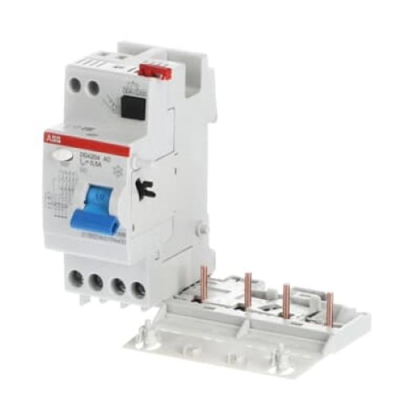 Blocco differenziale ABB 4 poli 40A 500mA protezione magnetotermica vista frontale