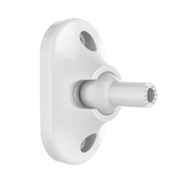 staffa universale regolabile hikvision per rilevatore interno vista laterale supporto parete o soffitto plastica pc