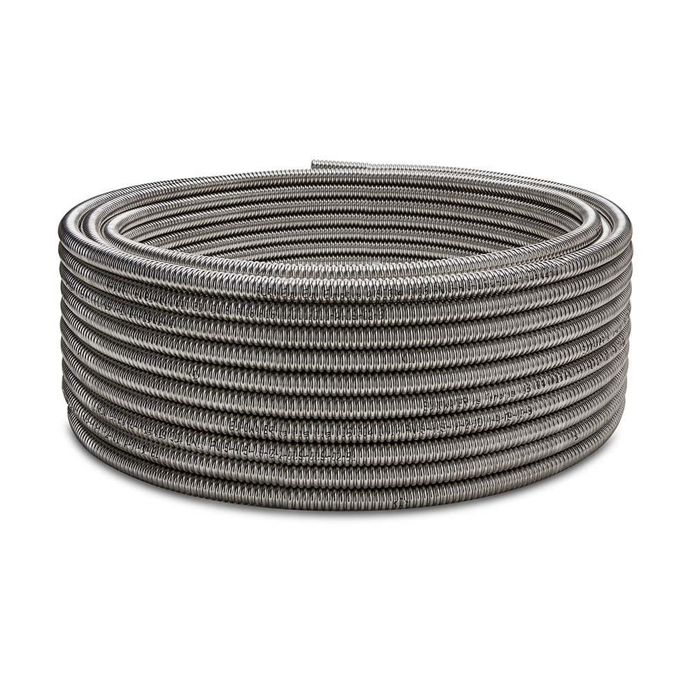 tubo corrugato flessibile in acciaio inox csst dn15 eurotis per impianti gas e acqua