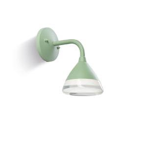 Applique led 20w 4000k ip54 ik08 alluminio salvia parete  graal 99780/41