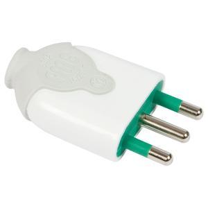 Spina italiana 2p+t 16a p17 bianca ip20 ce imq mod. bico  80020