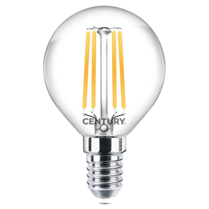 Lampadina led sfera uso interno vetro 6w e14 4000k 806lm  incanto inh1g-061440
