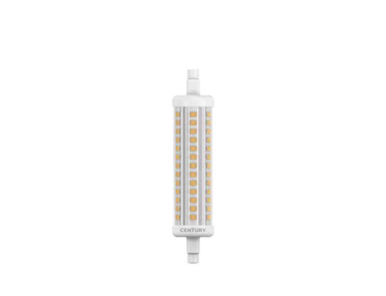 Lampada LED lineare R7S 14W 118mm Century per illuminazione interna ad alta efficienza
