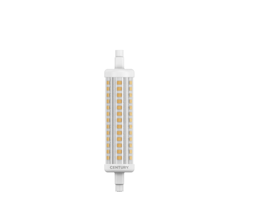 Lampada LED lineare R7S 14W 118mm 4000K Century confezione blister