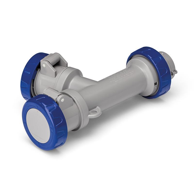 adattatore multiplo industriale scame 2p t ip67 per connessioni elettriche professionali