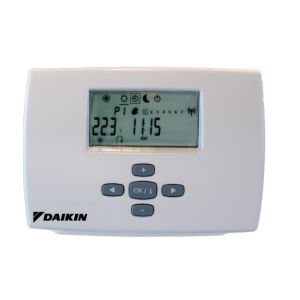 Termostato ambiente a filo display lcd programmabile pompa di calore  ekrtwa