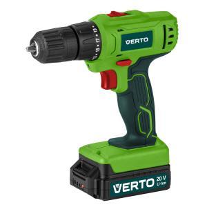 Trapano avvitatore a batteria 20v li-ion 1.5ah 2 velocità led mandrino 10mm  50g290