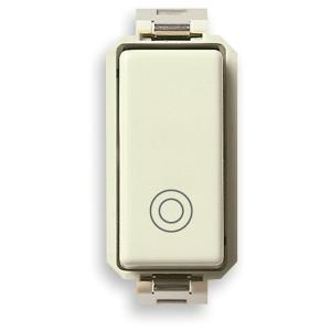 Pulsante 1p no 10a 250v generico bianco ip40  8000 08235