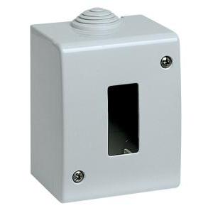 Contenitore parete ip40 1 modulo 8000 68x93mm grigio  13021