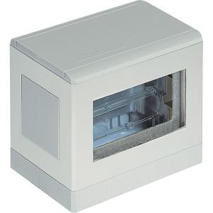 Torretta bifacciale pavimento 4+4 moduli resina alluminio  interlink 150655