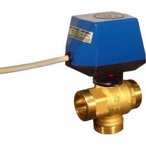 Corpo valvola sfera 3 vie deviatrice 1 pollice ottone dn25  613v