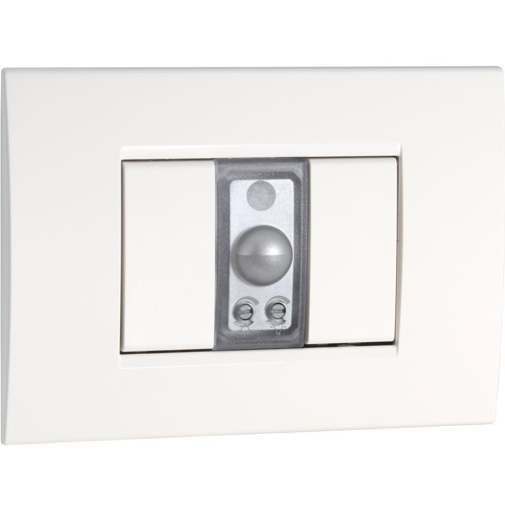 lampada segnapasso da incasso Vemer con sensore crepuscolare e regolatori frontali