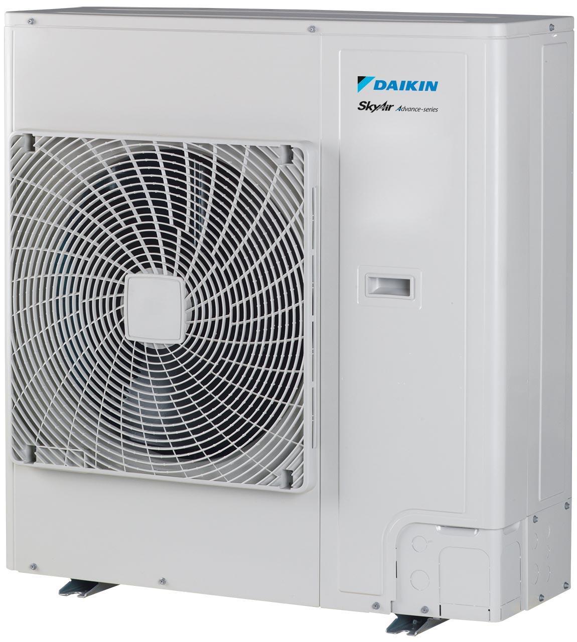 unitu00e0 esterna condizionatore daikin sky air advance inverter trifase vista frontale