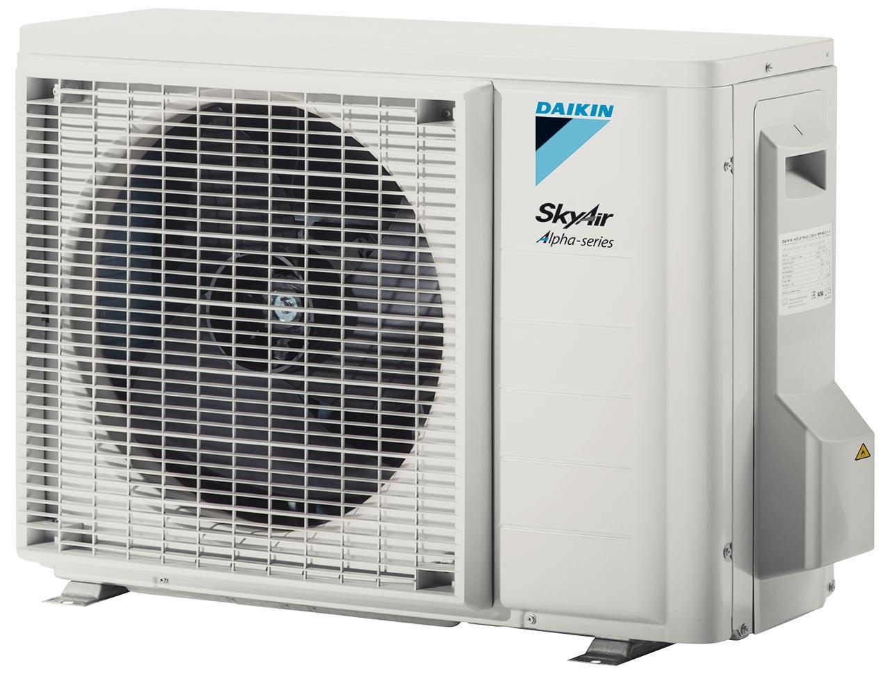 unitu00e0 esterna inverter climatizzatore daikin sky air alpha serie r32 35 vista frontale professionale