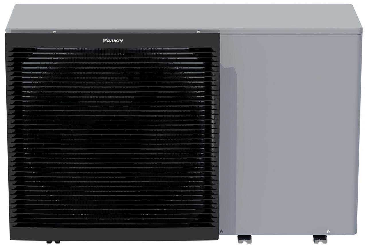 unitu00e0 esterna pompa di calore Daikin monoblocco 16kW aria acqua vista frontale