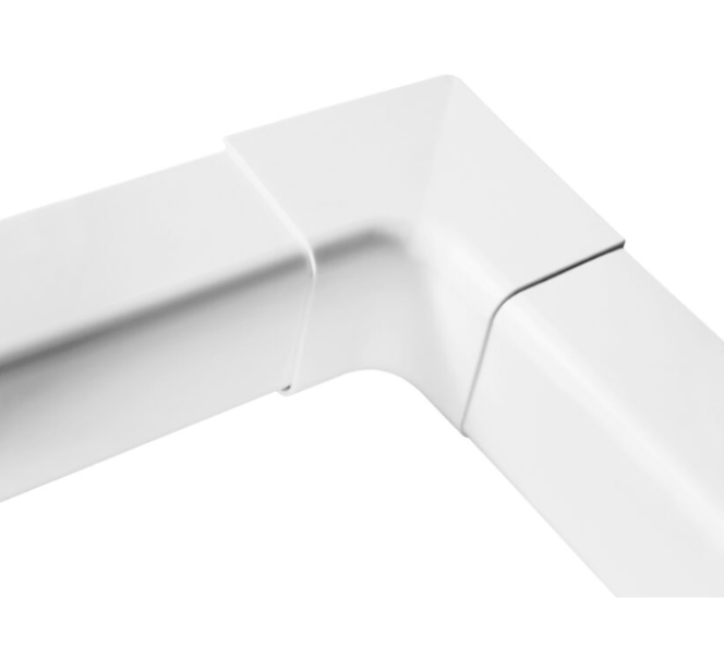 raccordo angolo interno 90 gradi canalina split 60x45 avorio installazione climatizzazione gia