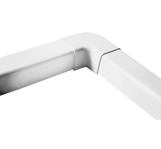 curva piana per canalina split 90 gradi avorio 60x45 installazione condizionatore gia