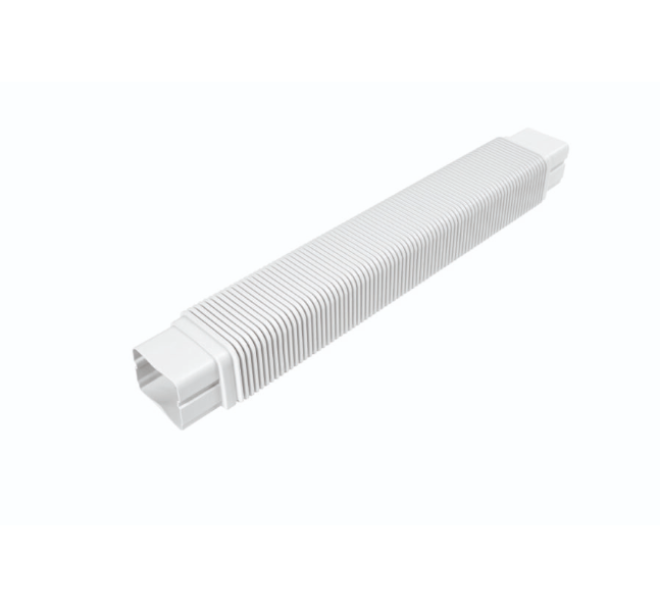 giunto flessibile avorio per canalina split 60x45 accessorio per climatizzazione