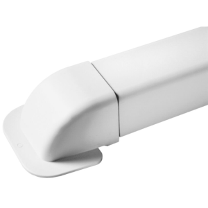 Curva terminale muro canalina condizionamento 60x45 avorio  cm split 1101-0906-01