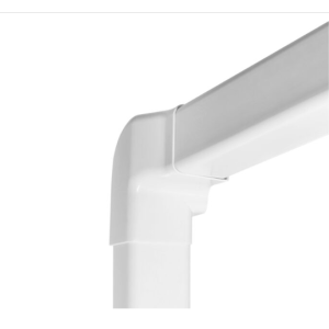 Angolo verticale destro canalina condizionamento 80x60 avorio  vd split 1101-1611-01