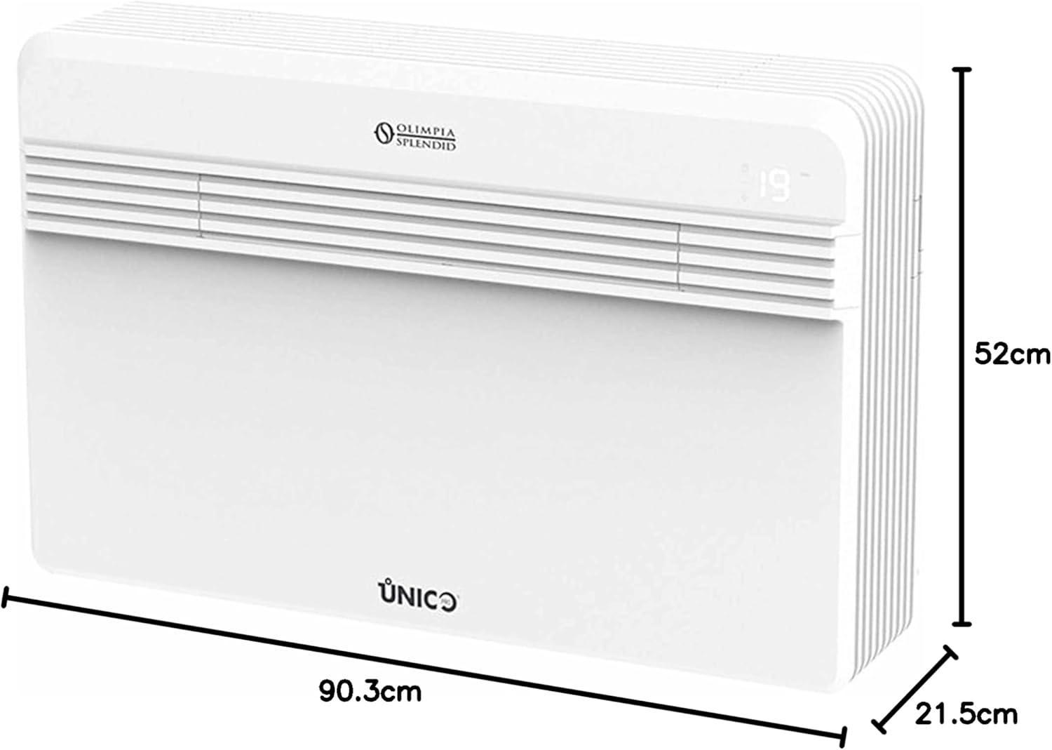 vista frontale climatizzatore aria aria senza unitu00e0 esterna olimpi splend 3.5 kW