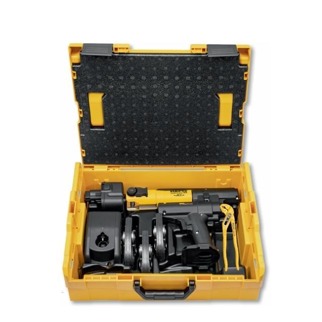 valigetta L-Boxx con kit pressatrice elettrica REMS e accessori interni