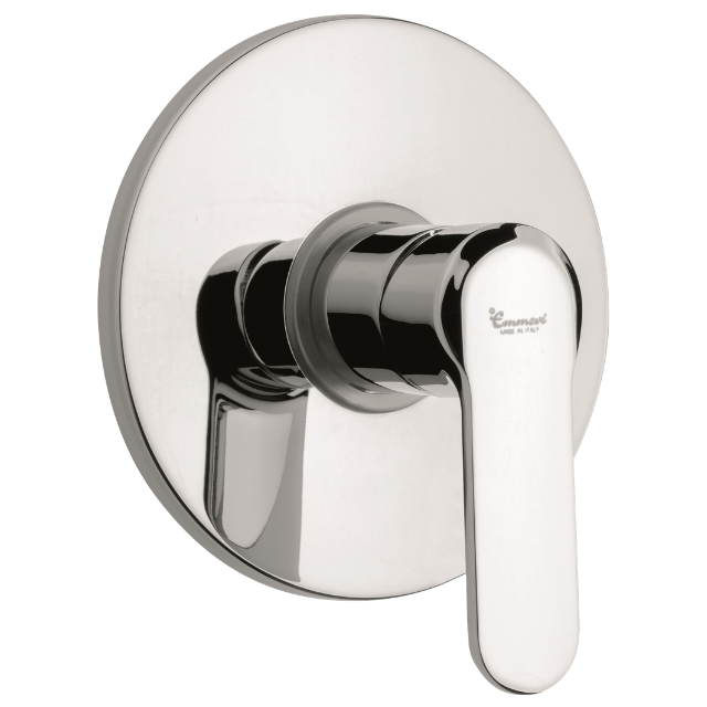 miscelatore doccia incasso cromato emmevi rubinetterie nefer design moderno