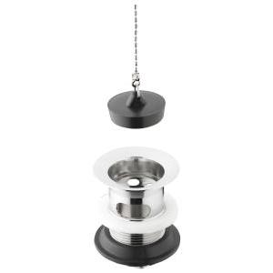 Piletta lavabo ottone cromato tappo catenella en274  --29.120.5.