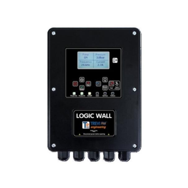 Inverter elettronico parete controllo pompe monofase trifase Trevitech display digitale