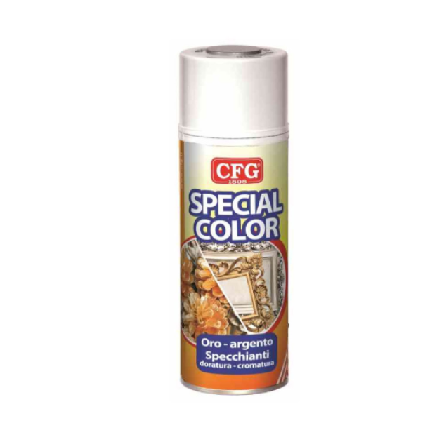 vernice spray cromatura specchio effetto argento cfg per superfici lisce e decorazioni