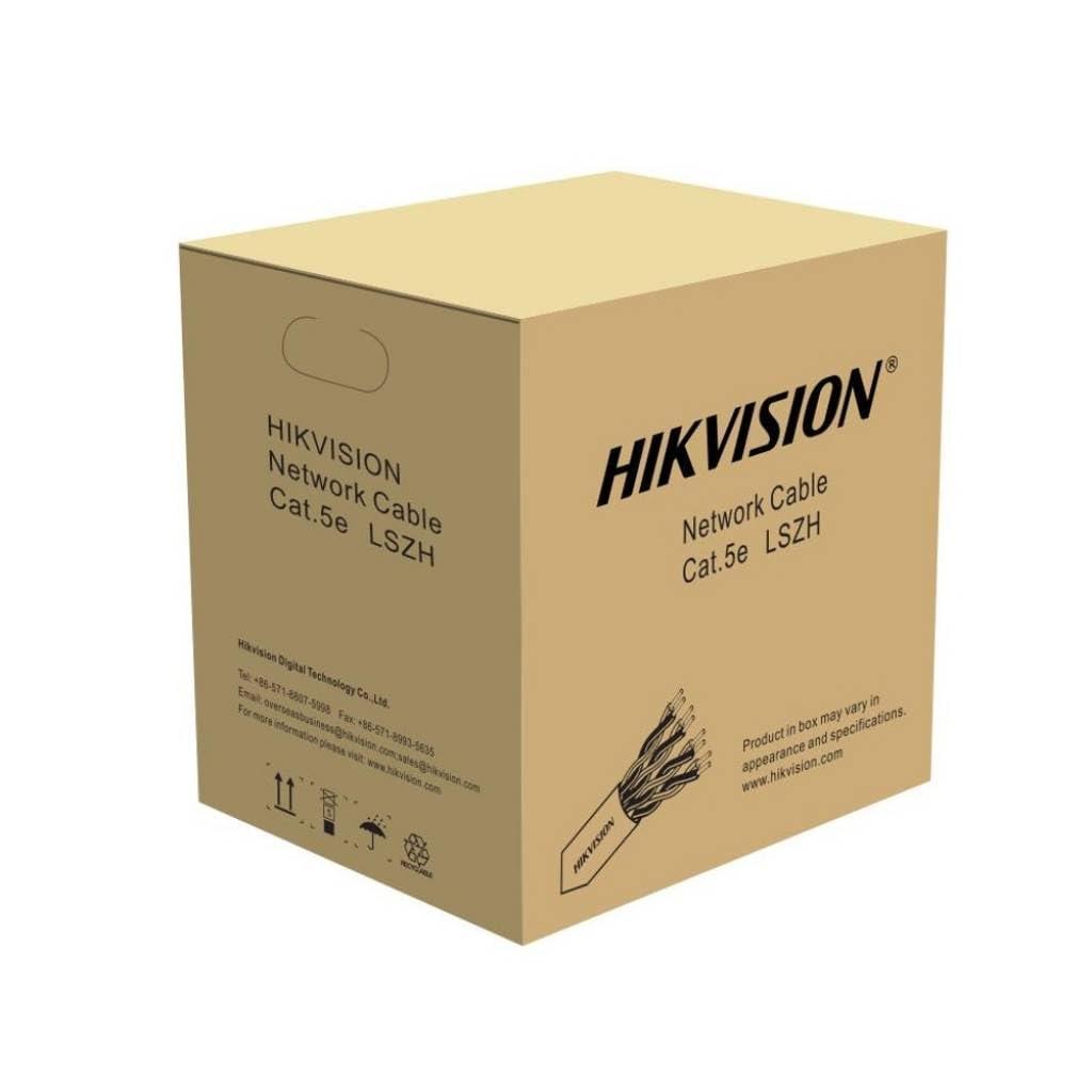 Confezione cavo Cat5E UTP LSZH bianco Hikvision da 305 metri