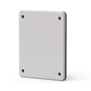Mostrina copriforo ip66 70x87mm grigio scuro guarnizione  654.0100p
