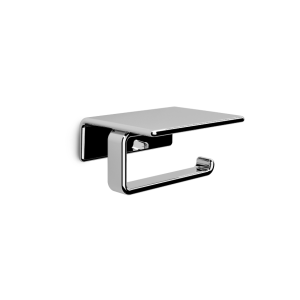 Portarotolo bagno parete con mensola ottone cromato  il giglio 0000a9251300000