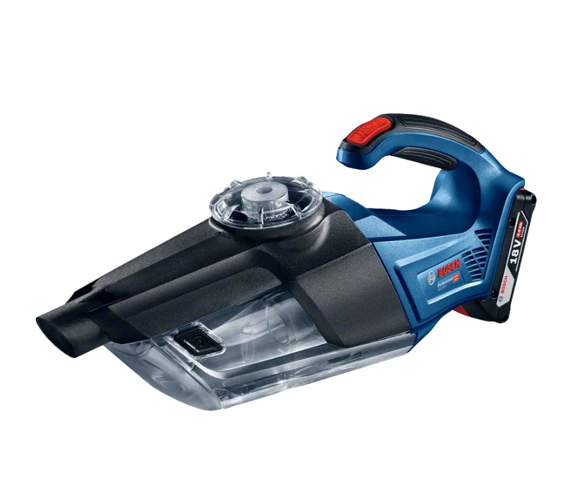 Aspiratore portatile a batteria 18V Bosch per pulizia professionale secco