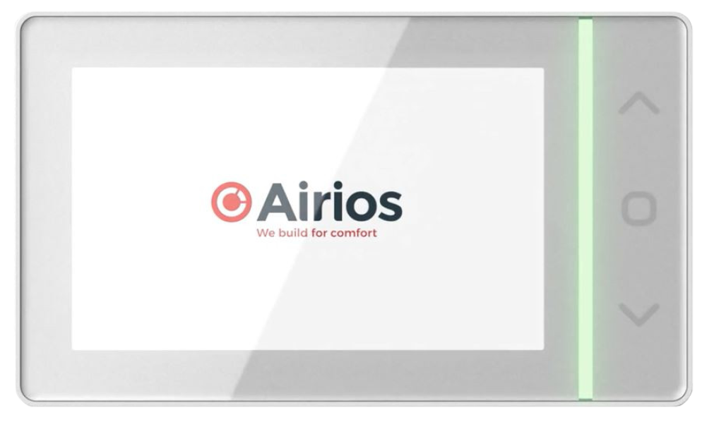 Pannello comando touch screen ventilazione smart BROFER gestione CO2 aria umiditu00e0