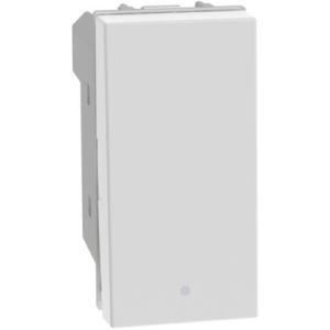 Pulsante basculante no 1p 10a 250v bianco 1m  matixgo jw4034