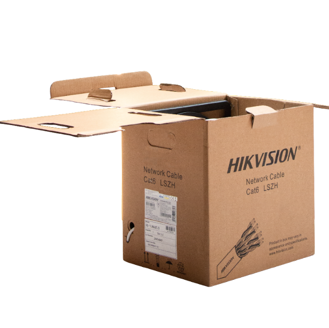 cavo di rete hikvision cat6a uftp lszh cpr 305 metri con scatola professionale