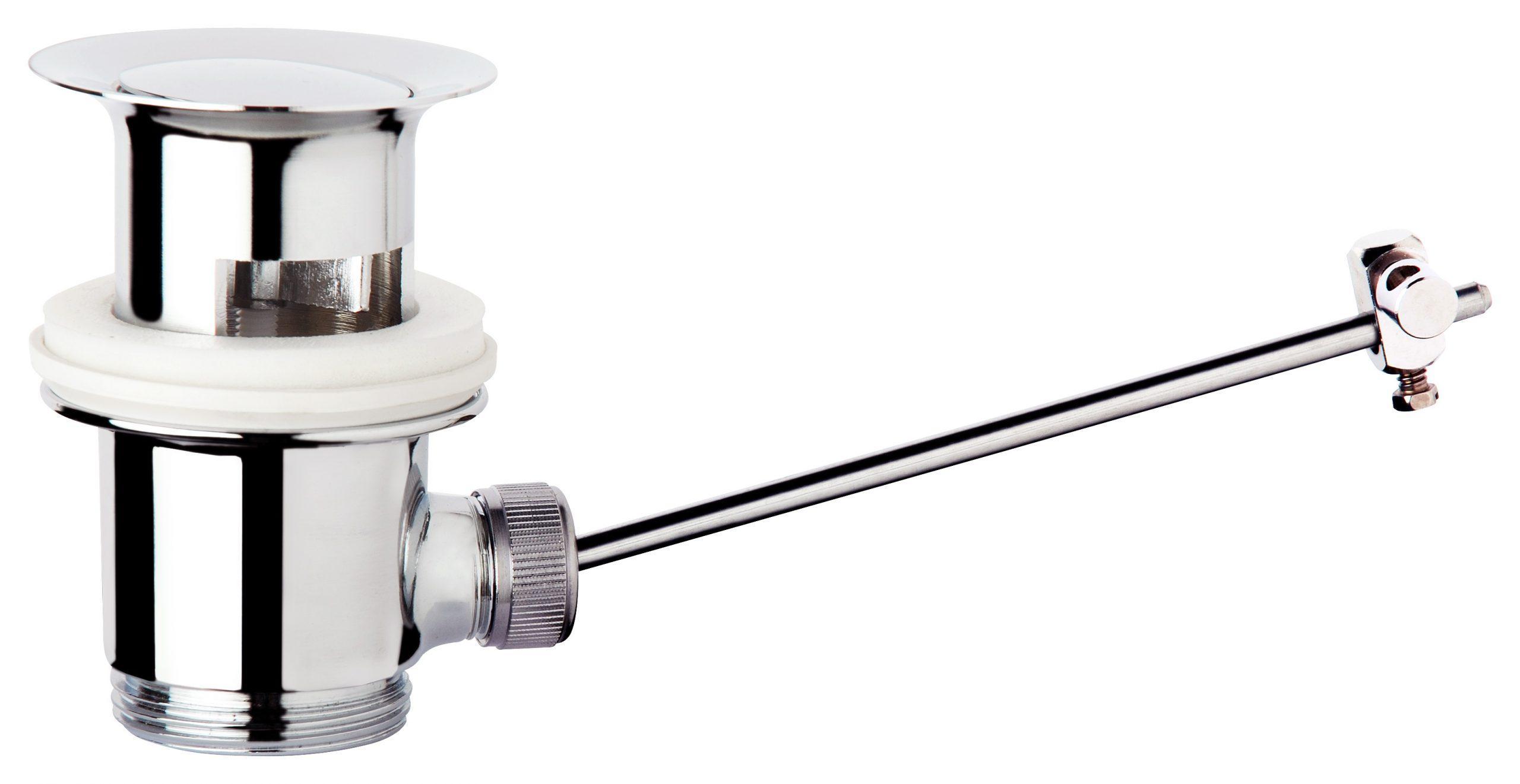 Piletta saltarello automatica in ottone cromato OMP TEA vista di dettaglio