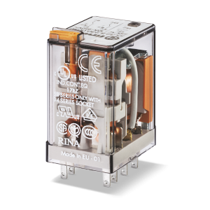 Rele industriale 2 contatti scambio 10a 230v ac agni  553282300000