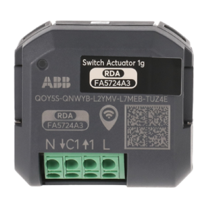 Attuatore switch wireless 1 canale 230v ac ip20 13a  free@home 62811u-wl-500