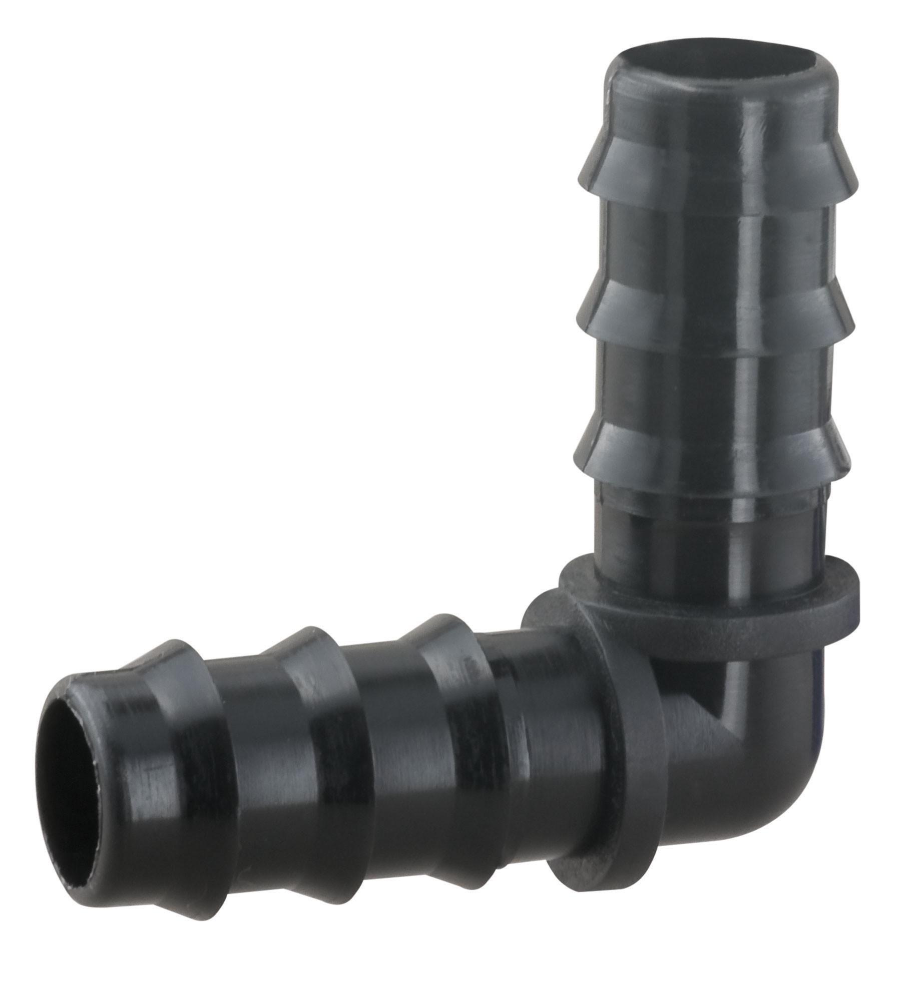 raccordo gomito portagomma per tubo polietilene 16 mm DEL TAGLIA vista prodotto