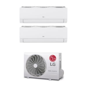 Condizionatore lg libero smart 12000+12000 btu dual split wi-fi a++ mu2r17.u18a0 + ez12csn.csj1 + ez12csn.csj1