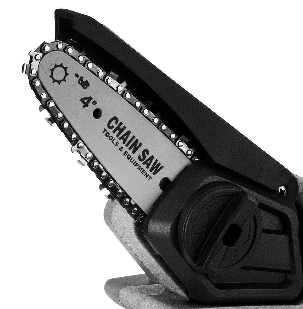 barra e catena mini motosega a batteria energy plus 18v per tagli precisi
