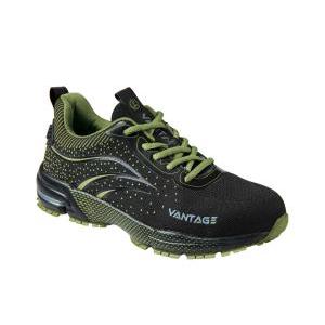 Scarpa antinfortunistica bassa taglia 43 nera verde  vantage 2-43