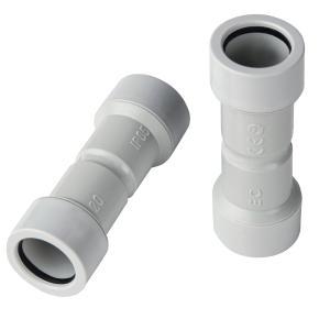 Manicotto tubo-tubo ip65 ø25 mm grigio pvc speed system  ec75125