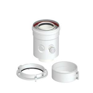 Partenza verticale coassiale m/f ø60/100 universale  pac pacpv u1