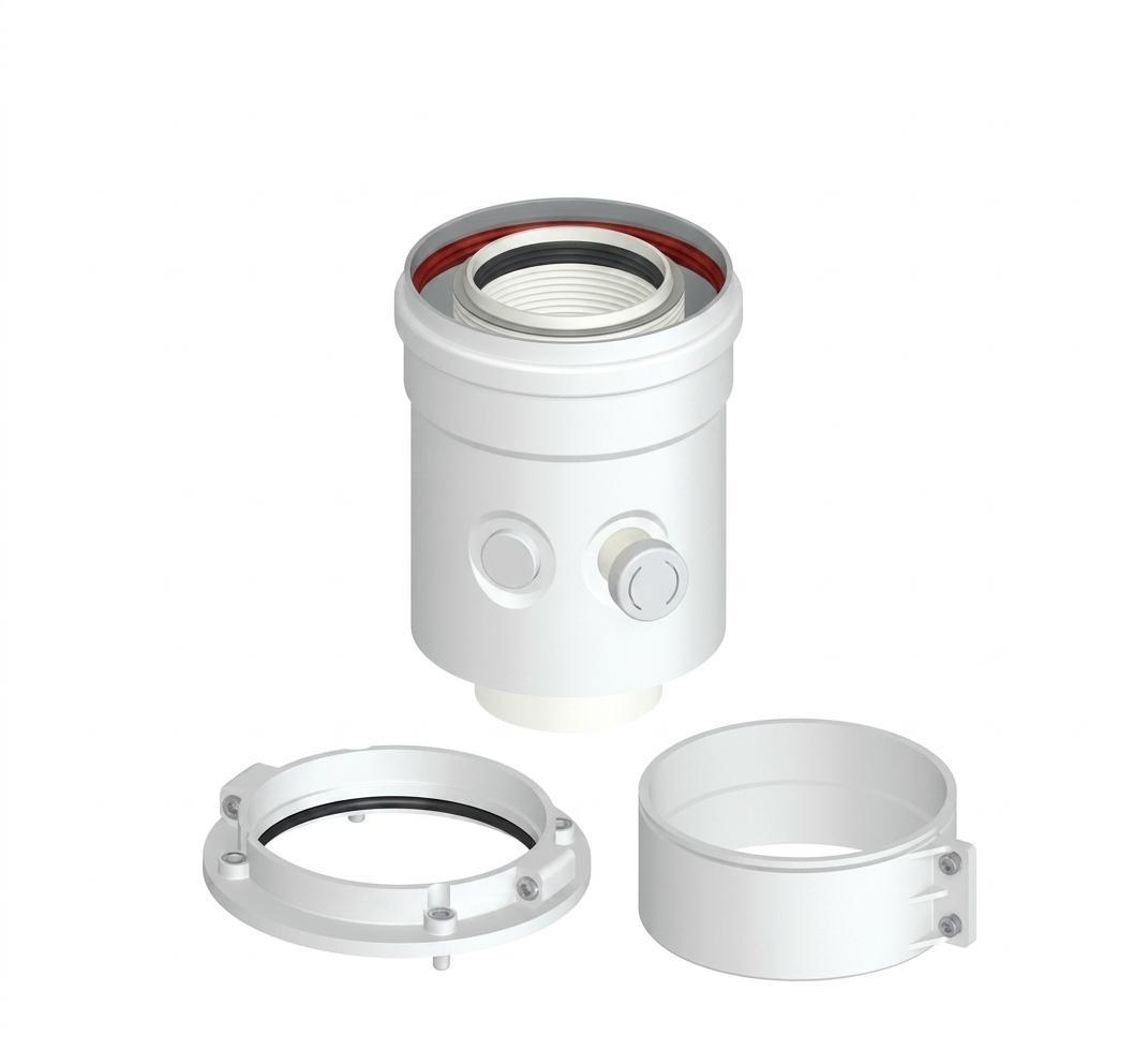 kit coassiale verticale universale caldaia stabile spa pacpv u1 d60 100 kit partenza verticale coassiale universale per caldaie diametro 60 100 stabile spa